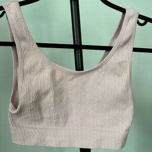 Sunday Best Women’s Ribbed Tank Top - Soft Pink Size XS